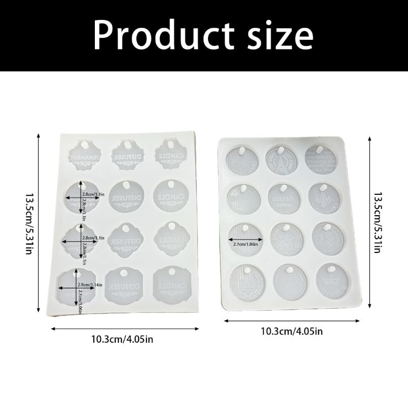 Silicone Name Pendant Mold Handmade English Listed Silicone Molds Suitable for Crafting Baking and Soap Making Food Safe