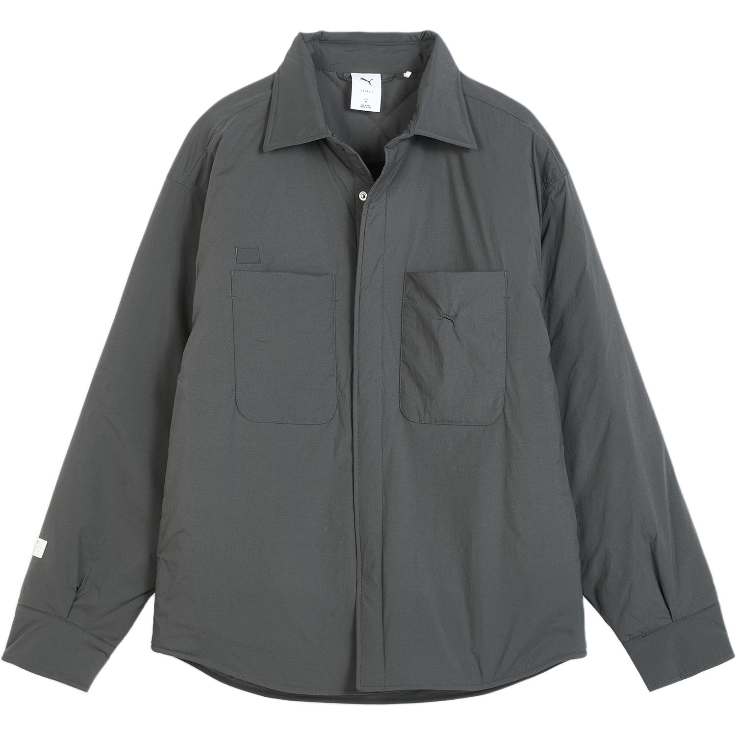 

Puma Поло с длинным рукавом в стиле кэжуал Свободная хлопковая куртка на молнии Унисекс куртки 633477-44 M