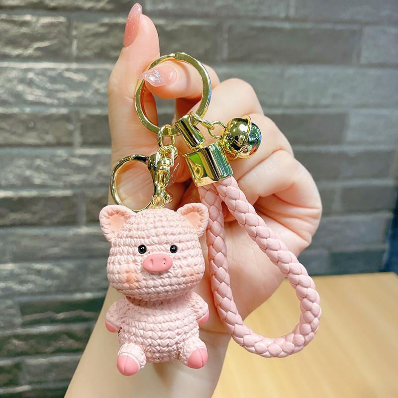Cartoon Resin Creative Animal Keychain Cute And Trendy Accessory Bag