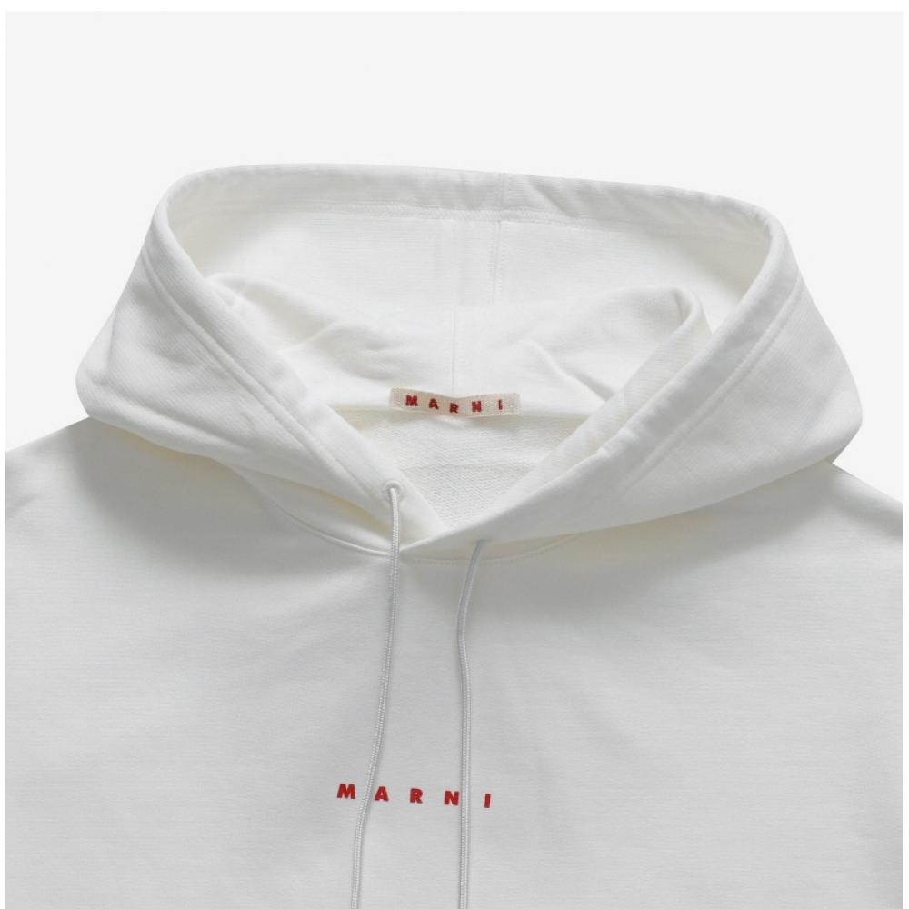 Marni Fumu0073p8 UScu87 L1w02 Logo Men S Hoodie