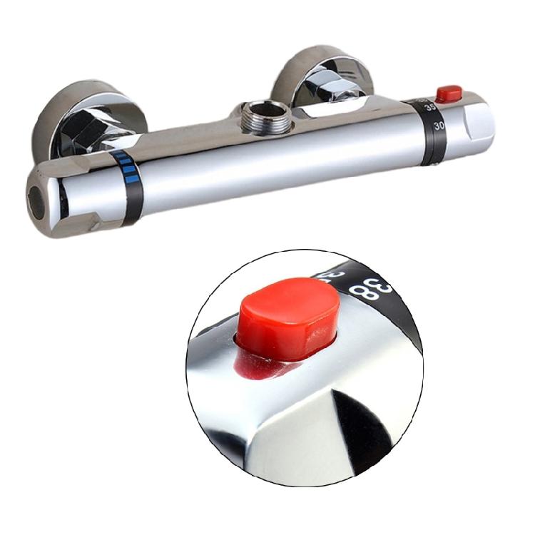 Thermostatic Bath Shower Mixer 2 Handle Thermostatic Shower Valves Showering Faucet Temperature Control Valves Easy Use