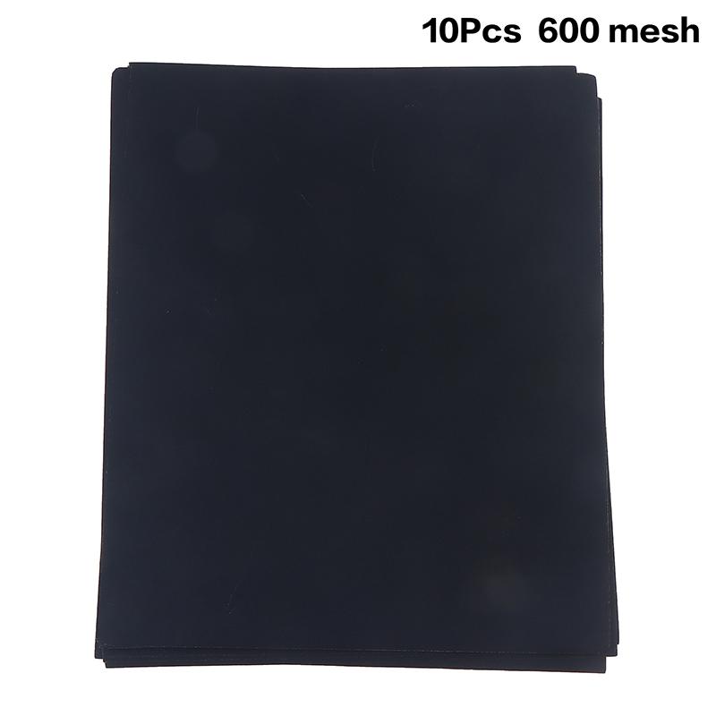 10Pcs Sandpaper 60-2000 Wet And Dry Dual-Use Car Wood Grinding And Polishing Resistant Silicon Carbide Water Sandpaper