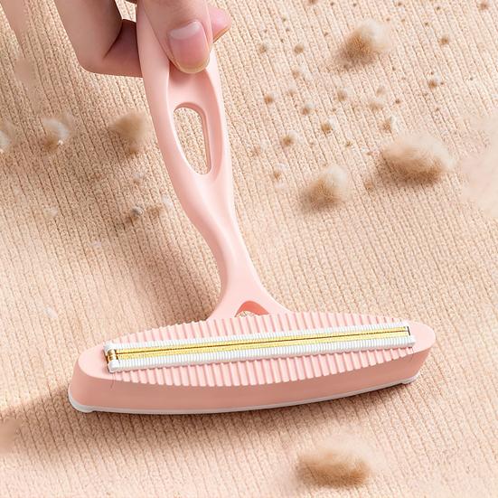 Dual-Sided Clothes Lint Remover Pet Hair Remover Brush with Copper Head Fabric Use Hair And Dust Remover for Clothes Furniture Car Seats