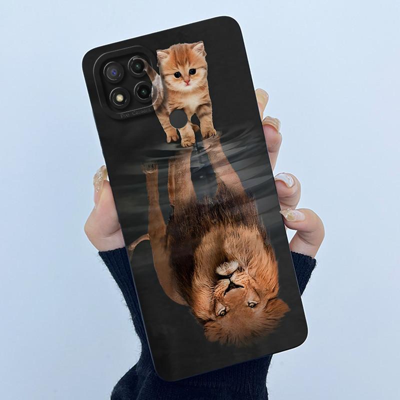 Fashion Simplicity Phone Case For Xiaomi Redmi 9C NFC Soft Liquid Silicone Fundas Redmi9C Redmi 9 C Camera Protection Cover Case