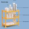 Multi-Purpose Floor-Standing Storage Rack for Kitchen, Bathroom, and Dorms