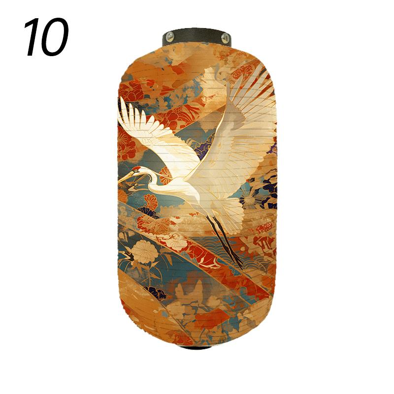 Japanese Style Traditional Cloth Lantern Crane Izakaya Sushi Restaurant Decor Signboard Party Festival Outdoor Decor Lantern