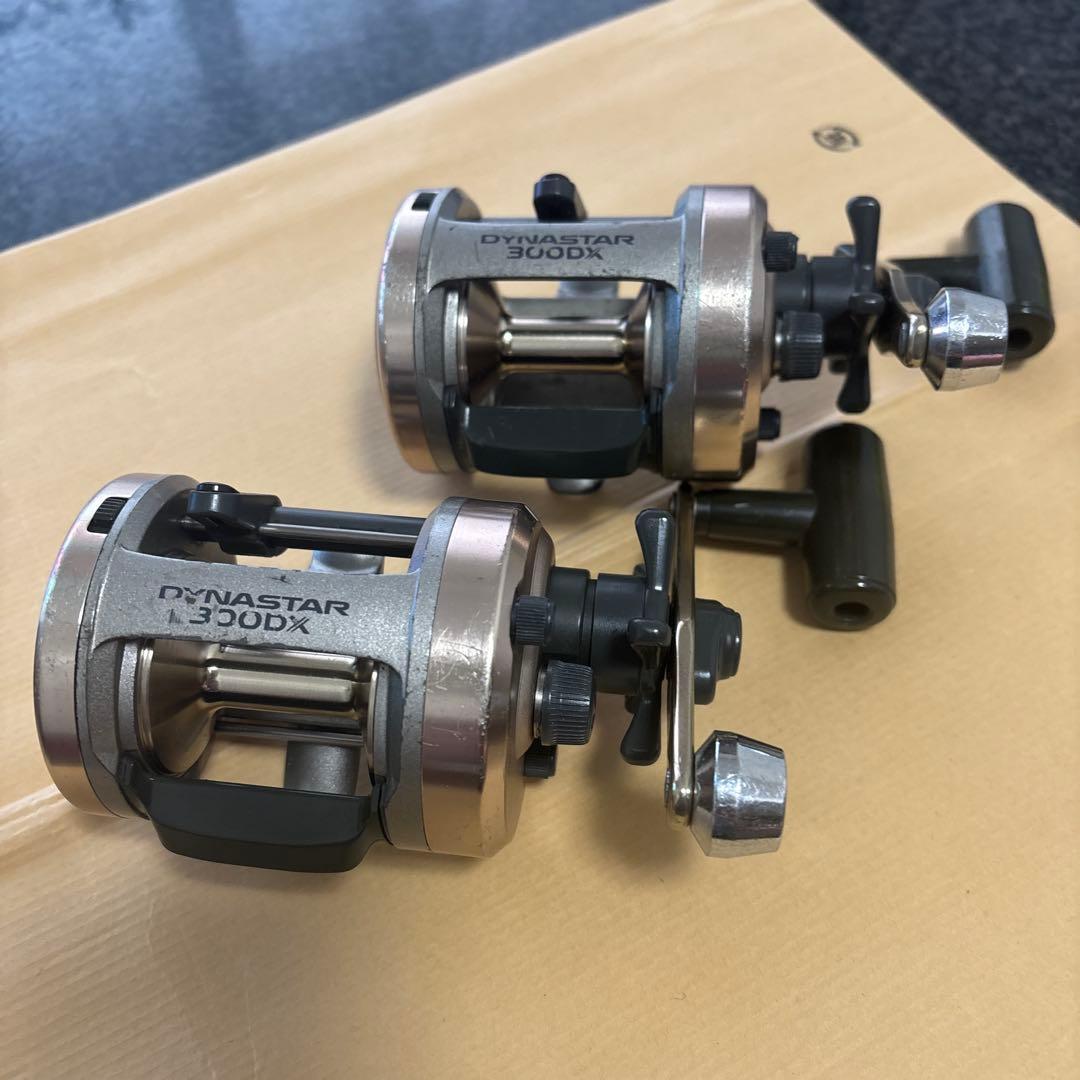 Used DAIWA DYNASTAR 300DX bait reel set of 2