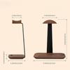 Universal Wood Headset Stand With Storage Base Headphone Holder Quality Headphone Stand  Home