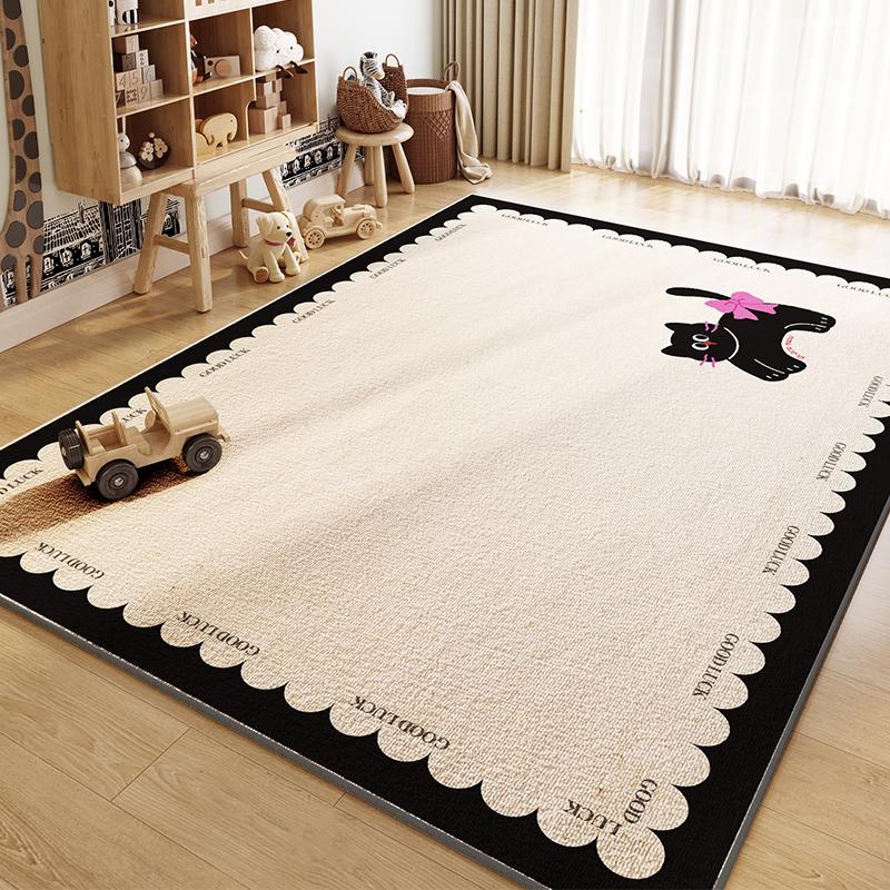 

Modern Minimalist Style Carpets for Living Room Cartoon Children s Room Rug Home lounge soft floor mat Pink Bedroom Decor Carpet 80*120cm