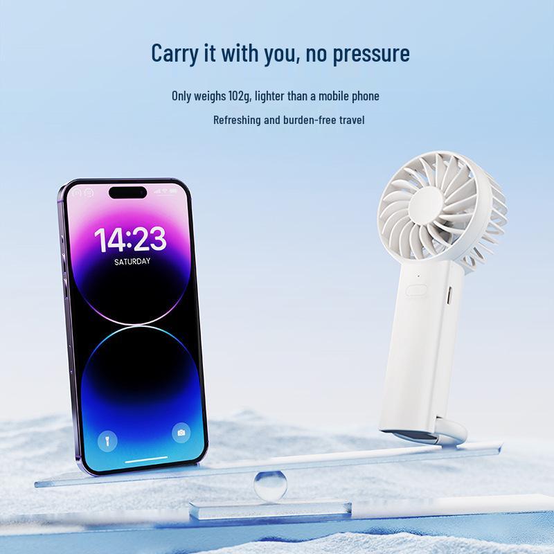 USB Rechargeable Mini Pocket Fan: Portable and Compact for Hiking