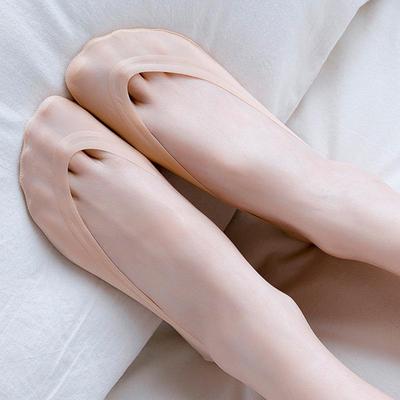 Sommer Damen Silikon Rutschfest Unsichtbare Socken - Einfarbig Niedrig Geschnittene Dünne Bootssocken