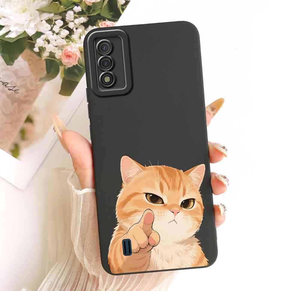 For Itel A26 Case Retro Flame Flowers Silicone Back Cover For Itel A26 ITEL A26 Shockproof Mobile Phone Cases Bumper