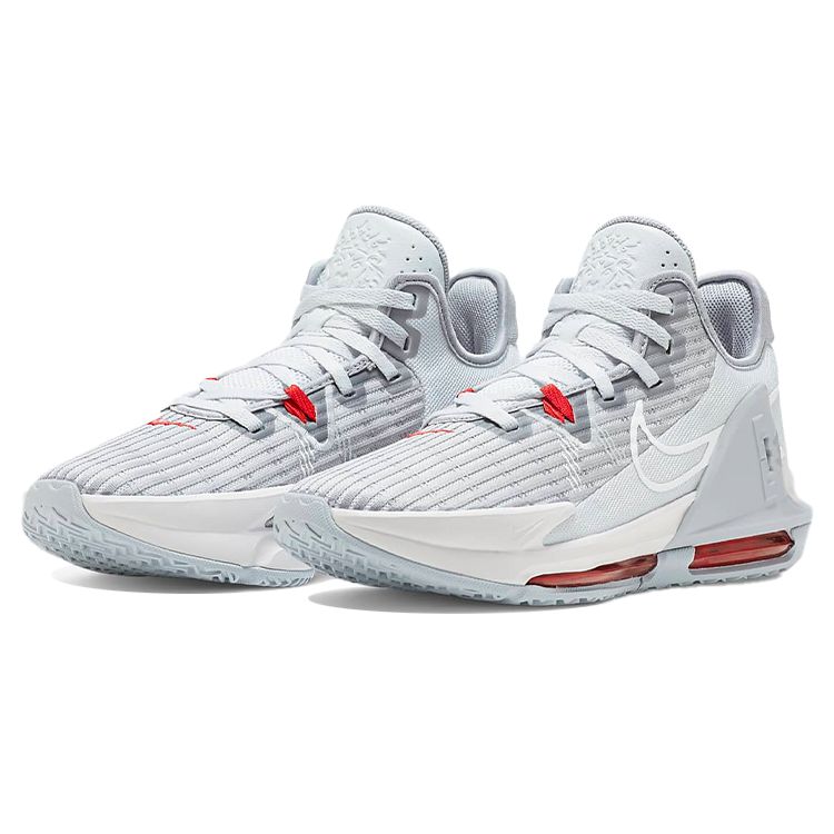 Nike LeBron Witness 6 EP Pure Platinum Men Sneakers Grey University-Red White DC8994-003