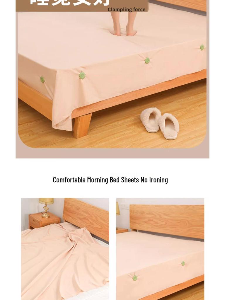 Rutschfeste Unsichtbare Bett- und Deckenbefestiger – Nähnadelfreie Klammern für sichere Lakenorganisation