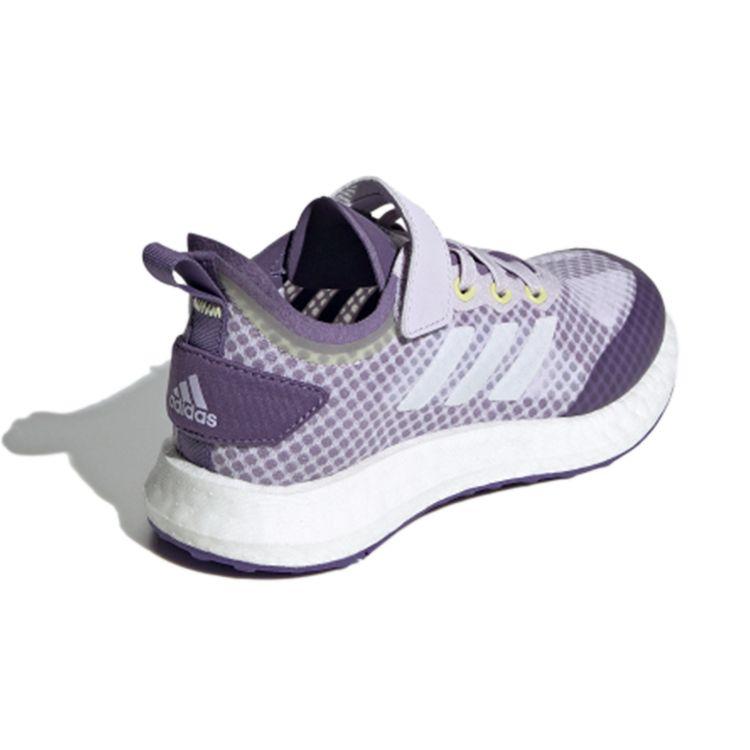 Adidas Lux El K Breathable Low Top Kids Running Shoes Kids Running Shoes Purple EG4603