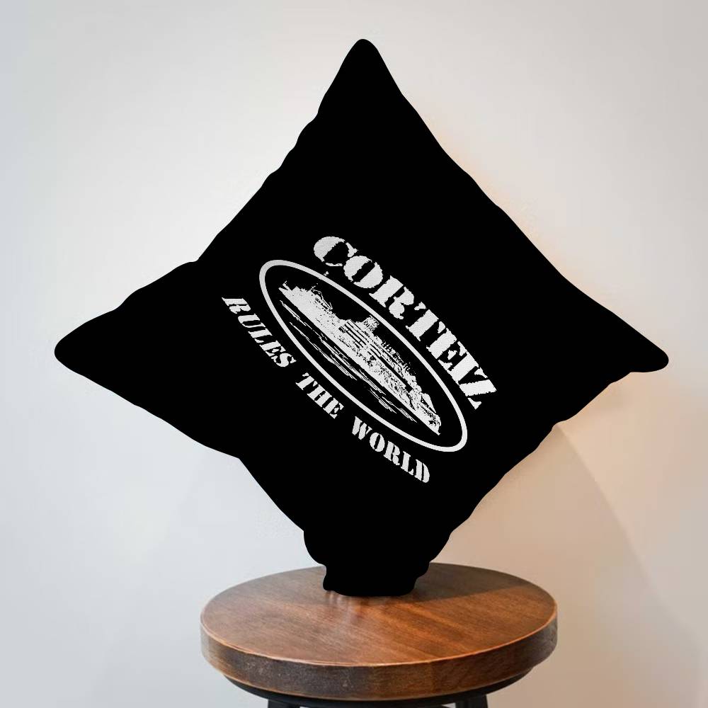 Hot Fashion C-Corteizs Pillow Cover Sofa Cushion Cover Home Room Decoration Children Gift