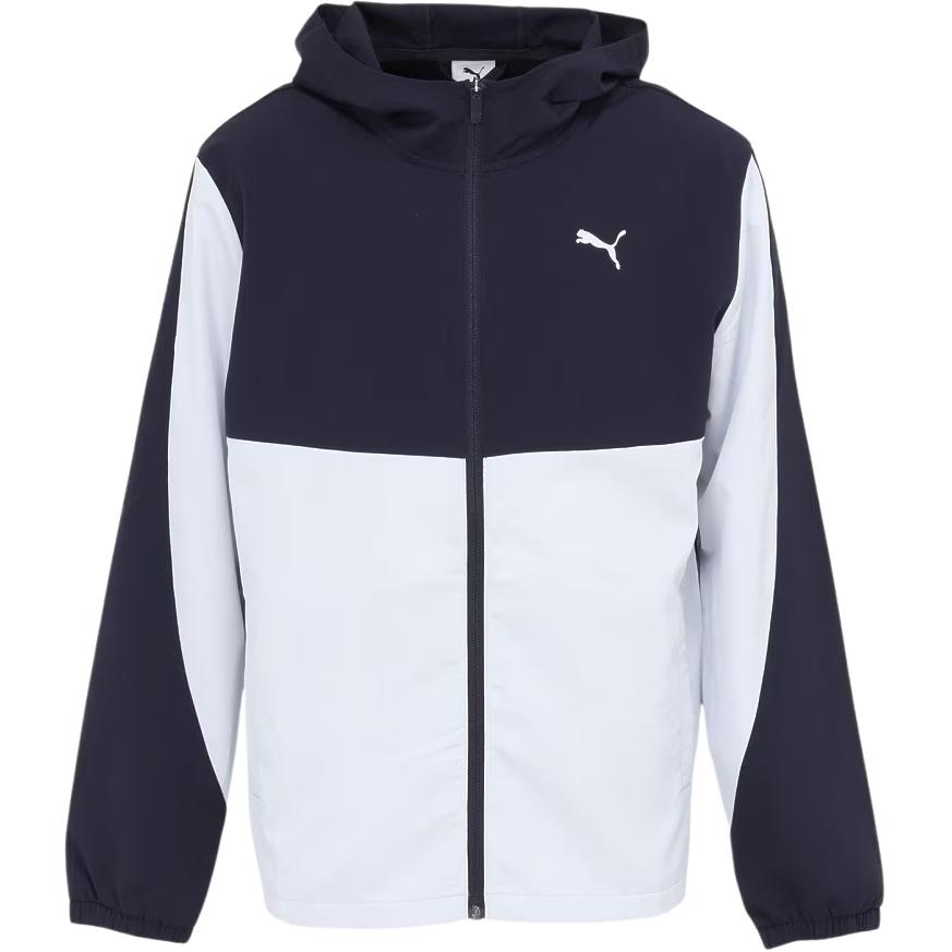 Puma Color Block Zip Up Hooded Long Sleeve Jacket Men jackets 528805-16 S