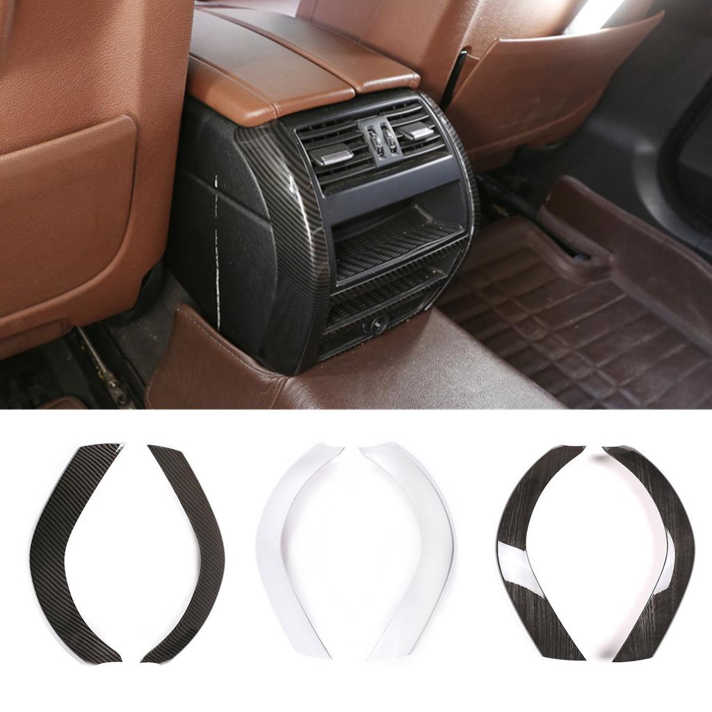 Benzile decorative laterale pentru ventilația din spate a mașinii ABS potrivite pentru interiorul auto BMW Seria 5 F10 F18 528li 2011 -2017