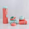Portable Foldable Silicone Water Bottle Reuseable Collapsible Water Cups Folding Water Cup  Camping