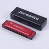 Harmonica Key of C 10 Hole Diatonic Harmonica C with Case for Beginner Students Kids Gift with Case