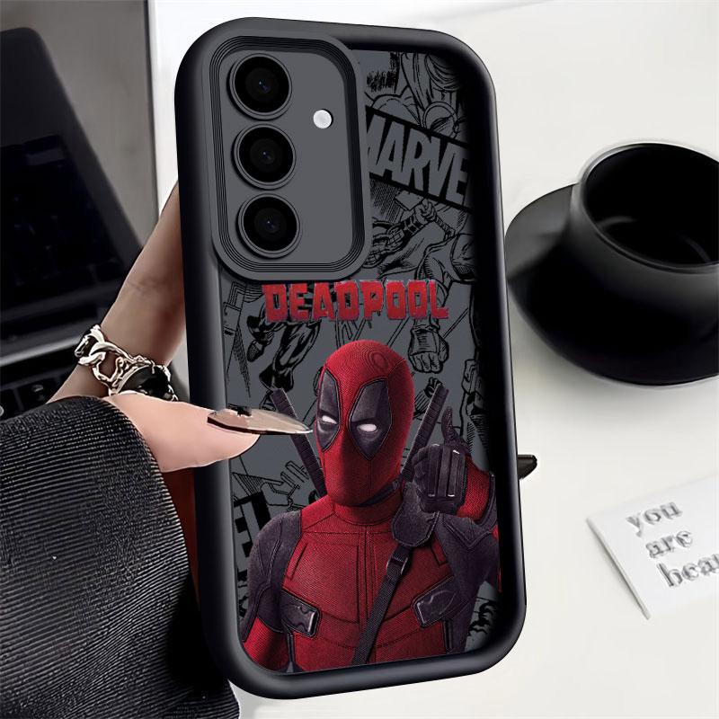 Marvel Comics Deadpool Fundas For Samsung Galaxy S26 S25 S24 S23 S22 Plus S21 Ultra S20 FE Case S26Ultra Soft Phone Back Cover