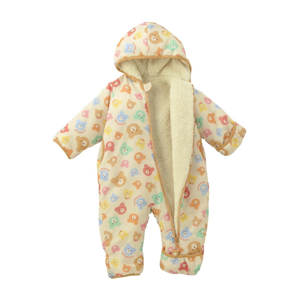 MIKIHOUSE HOT BISCUITS Boys and Baby Size M Jumpsuit, Girls, Clothes, Multicolor, (80-90cm), 73-1201-688