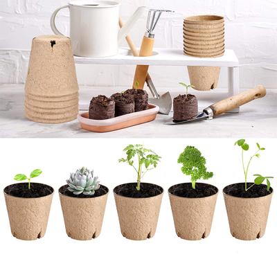 50 Buc. Ghivece de pepinieră Biodegradabile pentru răsaduri, Cupă de pepinieră, Răsaduri de legume, Cutie de creștere plante, Ghiveci de flori, Unelte de grădină