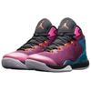 Jordan Super.Fly 3 Slip Resistant Abrasion Resistant Mid Top Basketball Shoes Unisex Pink Black 684933-625