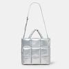 Quilted Handbag with Zip Closure Trendy and Roomy Shopper Bag for Women Girls