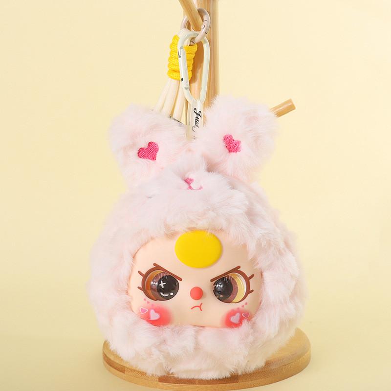 Panda Three Baby Dinosaur Pig Rabbit Duck Sheep Shaped Plush Doll Pendant