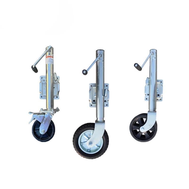Outdoor Trailer Jack Guide Wheel with Support Leg