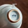 Handmade Ru Kiln Sky Blue Crackle-Glazed Ceramic Teacup for Gongfu Tea