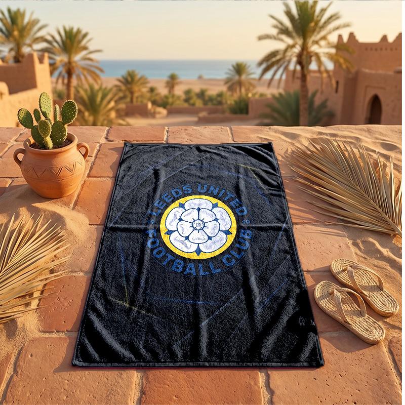 Leeds United Theme Beach Towel Soft Quick?dry Towel For Summer Beach Vacation Swimming