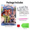 Disney Pearl Art DIY Nick  Judy Creative Pearl Style Illustrations  Pearl Art Gemstone Paintings Home Wall Decor Crafts