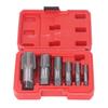 6Pcs Pipe Tap NPT 1in 3 4in 1 2in 3 8in 1 4in 1 8in Carbon Steel Thread Tapping Tool Kit for PVC Pipe