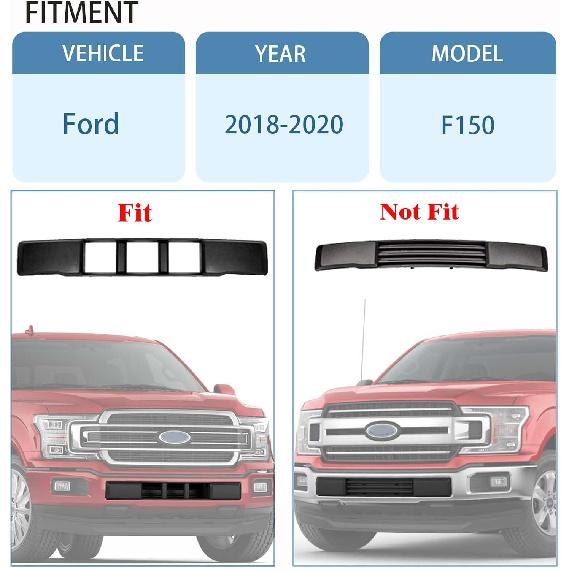 Replacement For Front Bumper License Plate Frame Bracket 2018- Ford F150 JL3Z17A385BA