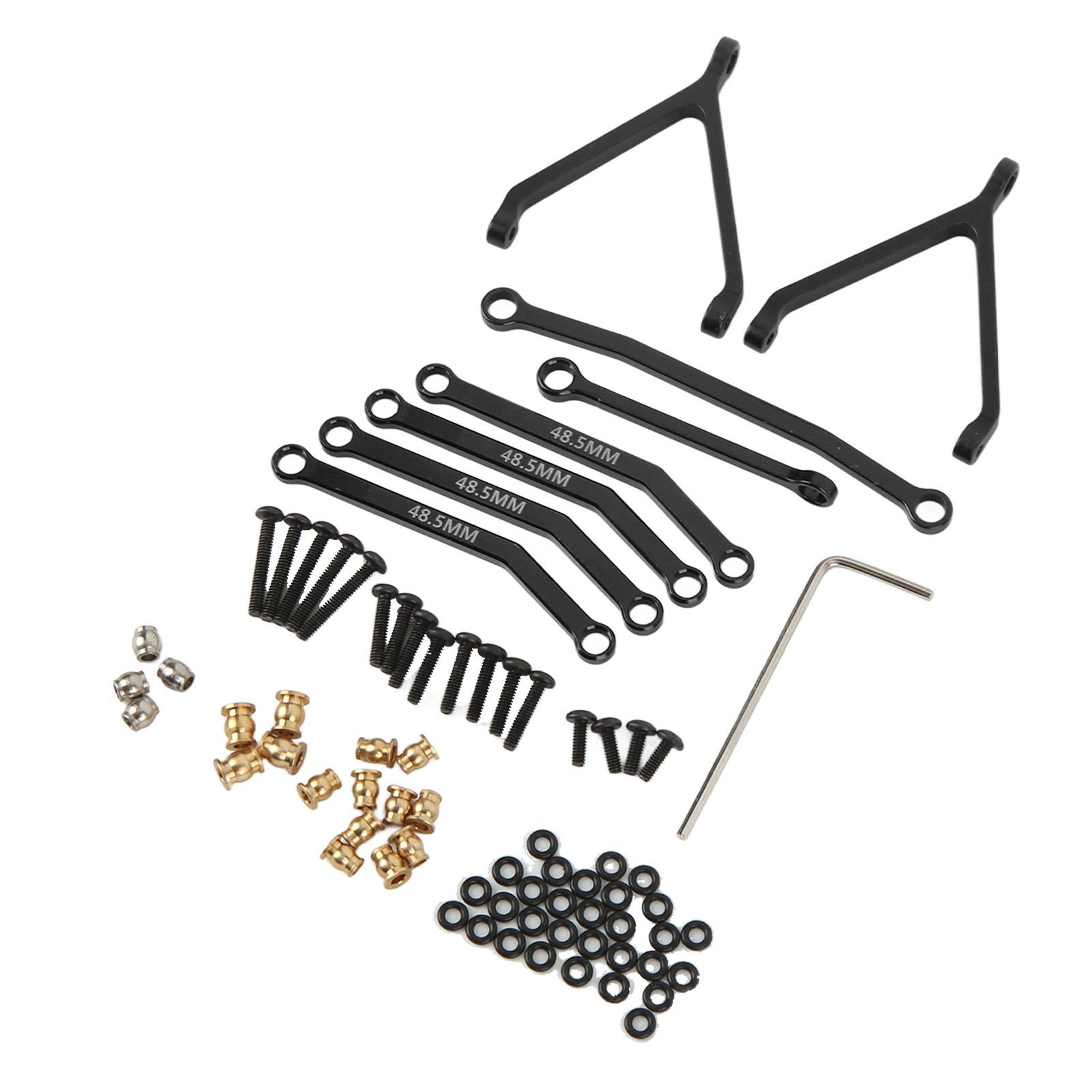 

RC Metal Chassis Pull Rod Steering Rods Suspension Links RC Upgrades Parts Accessories for FMS чорний