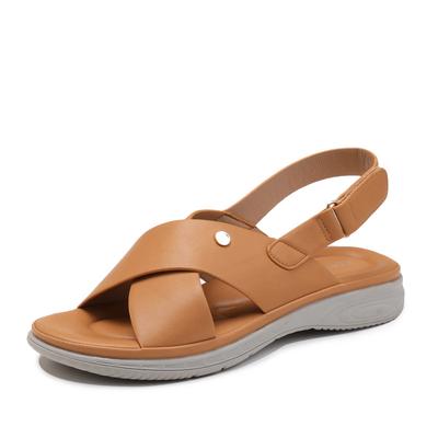 Sandálias Rasteirinhas Femininas Verão Salto Traseiro com Inclinação Sapatos Casuais Que Parecem Fezes para Férias e Viagens