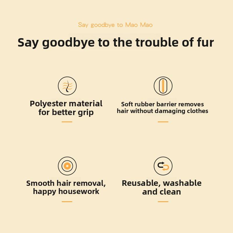 The Electrostatic Hair Removal Brush Is A Powerful Tool for Removing Wool, Fur, Coats, Clothes, Balls, and Sticky Cat Hair