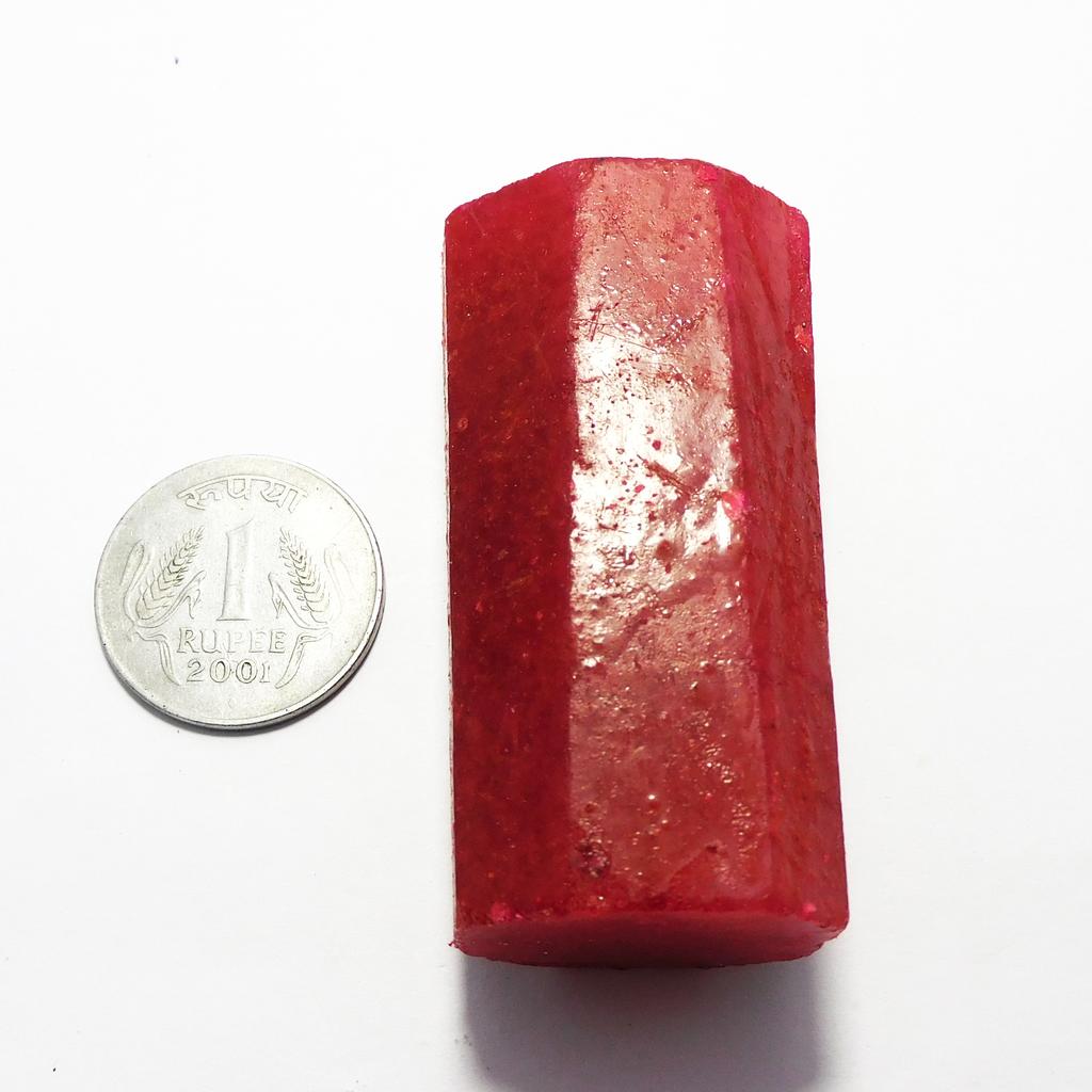 CERTIFIED Natural Red Ruby Rough Uncut 475.95 Carat Earth Mined Loose Gemstone