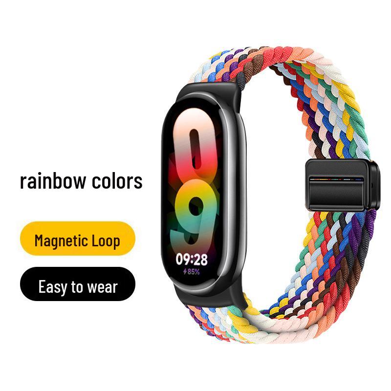 Xiaomi Band 10 Nylon Woven Strap with Built-in Magnetic Buckle, Compatible with Xiaomi 9/8.
