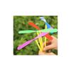 Since both the shaft and wings are made of plastic, it's not a bamboo dragonfly, but a plastic dragonfly. 5-piece set (colors are random) Audiofan