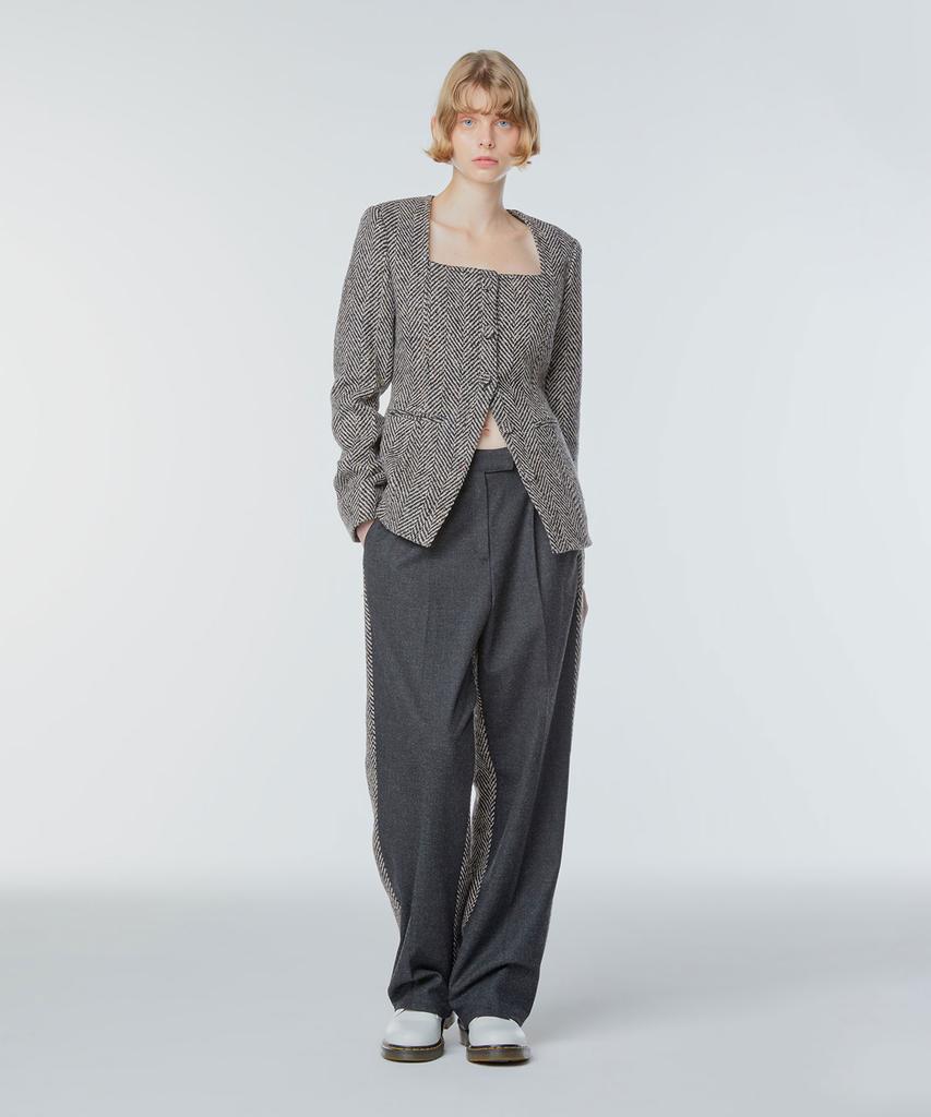 INSTANTFUNK Mix Wide Wool Slacks