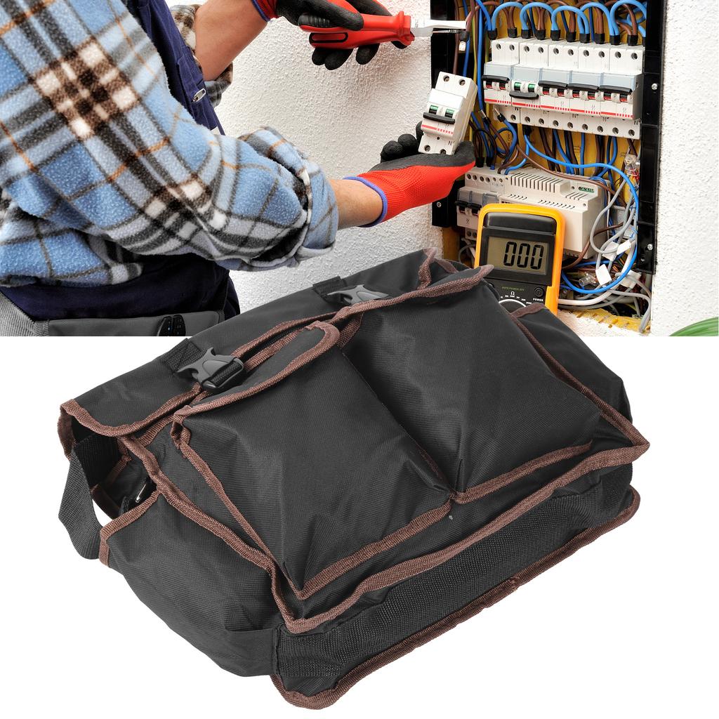 Polyester Hardware Tool Storage Work Bag Multifunction Electrician Messenger Bag