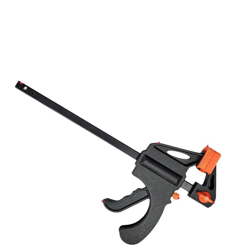 Two-Way Quick-Release Woodworking F-Clamp, Nylon Trigger Type for Board Fixing