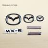 Car Black Front Rear Logo Car Sticker Rear Trunk Body Fender Letters w Labeling Emblem Badge Logo For MAZDA MX5ND 2015-2026