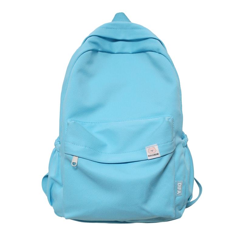 Waterproof Nylon Women Backpack Female Travel Bag Backpacks Schoolbag for Teenage Girls Solid Color Bookbag Mochila Bookbag