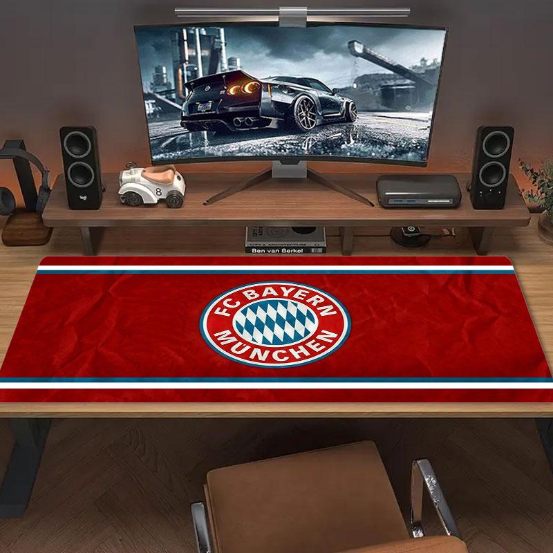 FC Bayern Munchen Large Size Mouse Pad Large Gaming Table Cushion Non-slip Laptop Tablet Big Mousepad XXL Mat Mini PC Playmat With Lock edge