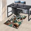 1PC Native American, Wildlife Non-Slip Floor Carpet Compatible for Office&Living Room&Bedroom&Dining room - Flat- Soft & Pattern, Vibrant Colors-W240