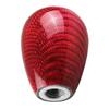 Sakan Car Shift Knob Cylinder Shape 5.6*4.2cm Carbon Red
